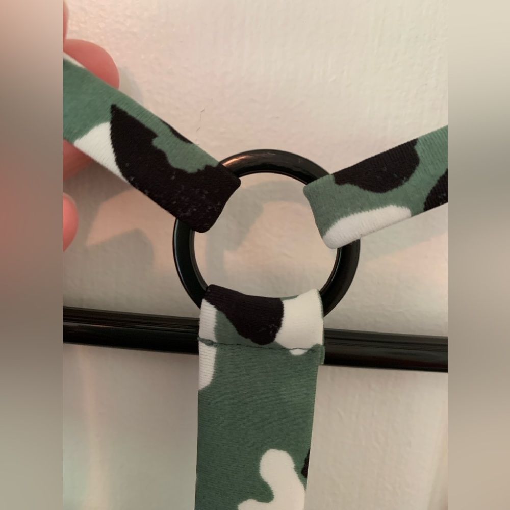 Kona Sol Leopard Print Tankini Bathing Suit Top - Picture 7 of 7